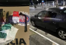 Homem é preso em flagrante após arrombar carro no Comércio