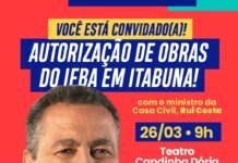 Rui Costa participa de autorização de obras do IFBA em Itabuna com investimento de R$ 25 milhões